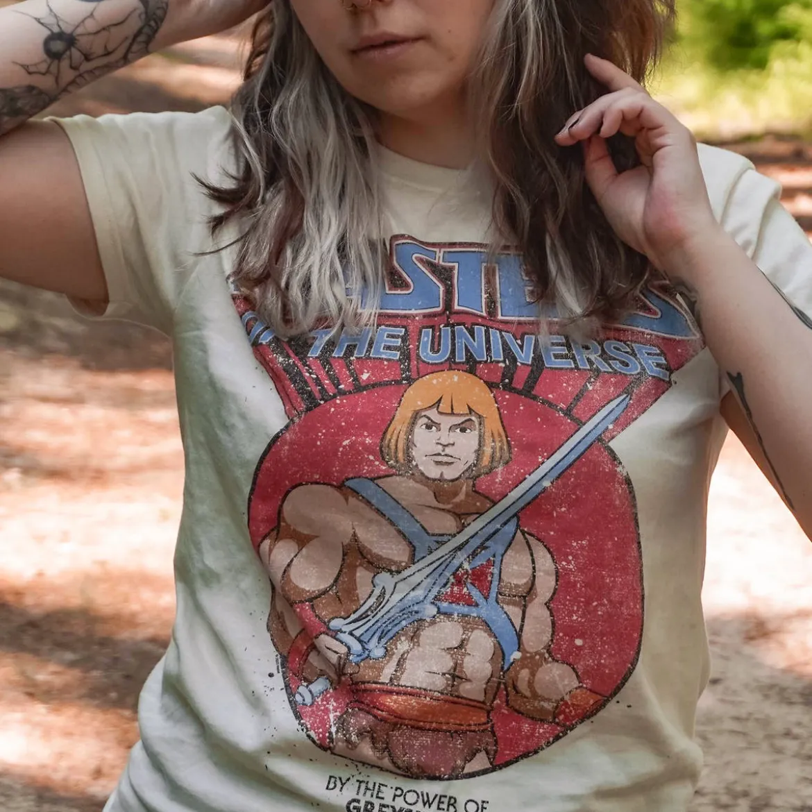 Masters of The Universe - He-Man Vintage T-Shirt creme