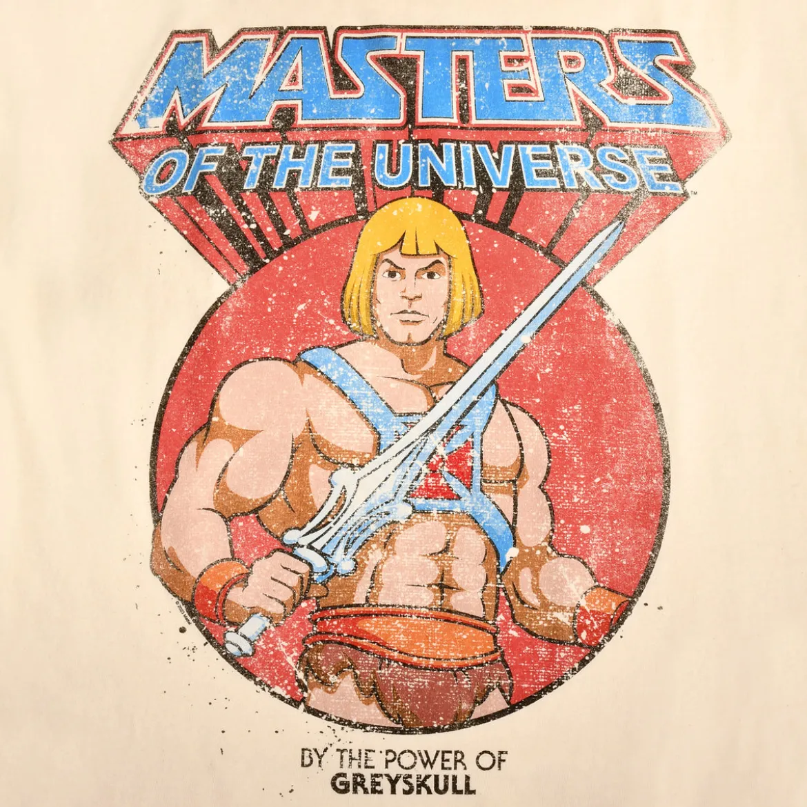 Masters of The Universe - He-Man Vintage T-Shirt creme