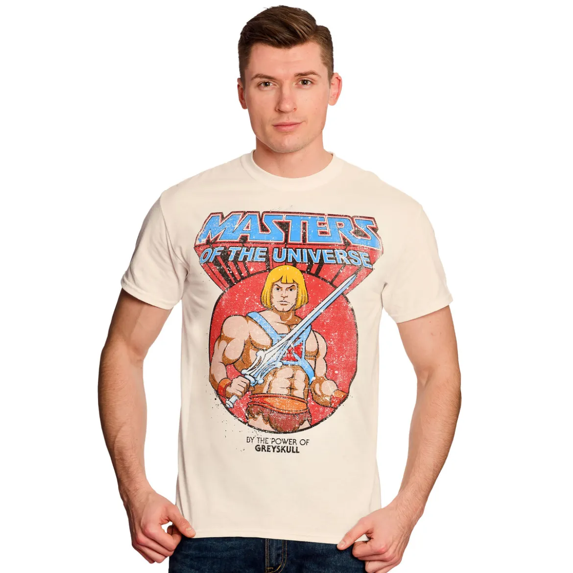 Masters of The Universe - He-Man Vintage T-Shirt creme