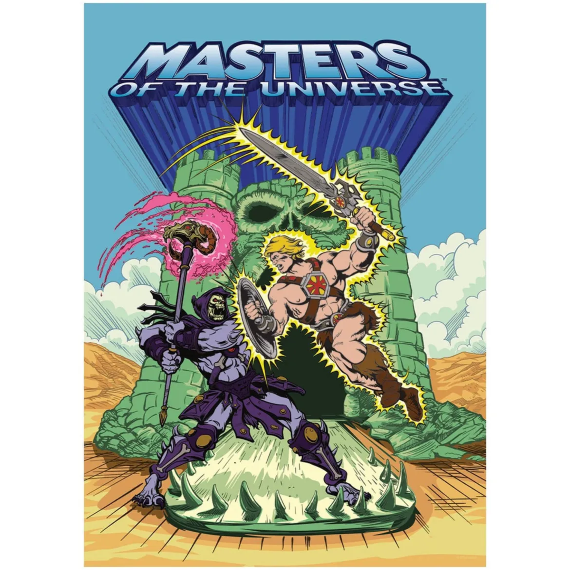 Masters of the Universe Kunstdruck He-Man & Skeletor