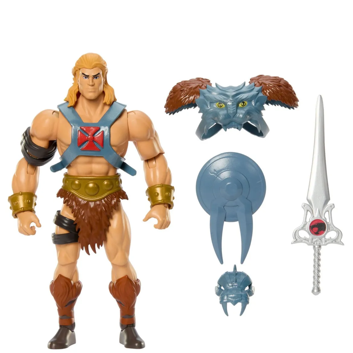Masters of the Universe x ThunderCats Actionfigur He-Man 14 cm
