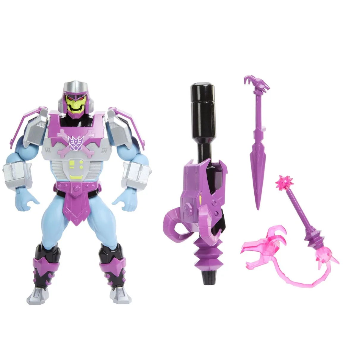 Masters of the Universe x Transformers Actionfigur Megatron Armor Skeletor heo European Exclusive 14 cm