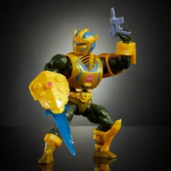 Masters of the Universe x Transformers Actionfigur Bumblebee Armor Man-At-Arms heo European Exclusive 14 cm