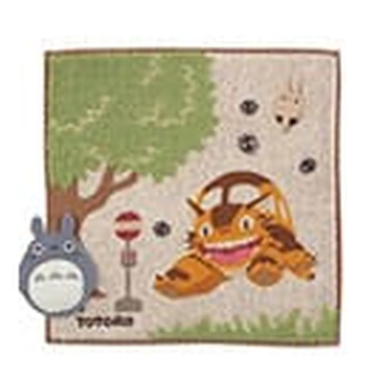 Mein Nachbar Totoro Mini-Handtuch Bus Stop 25 x 25 cm
