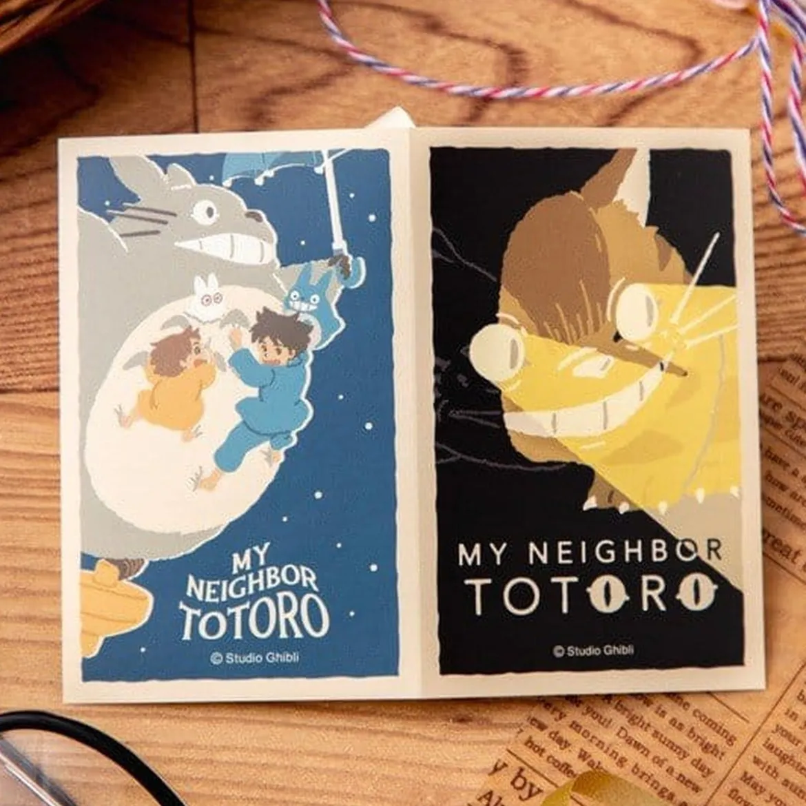 Mein Nachbar Totoro Sticker Catbus & Flying Totoro Retro