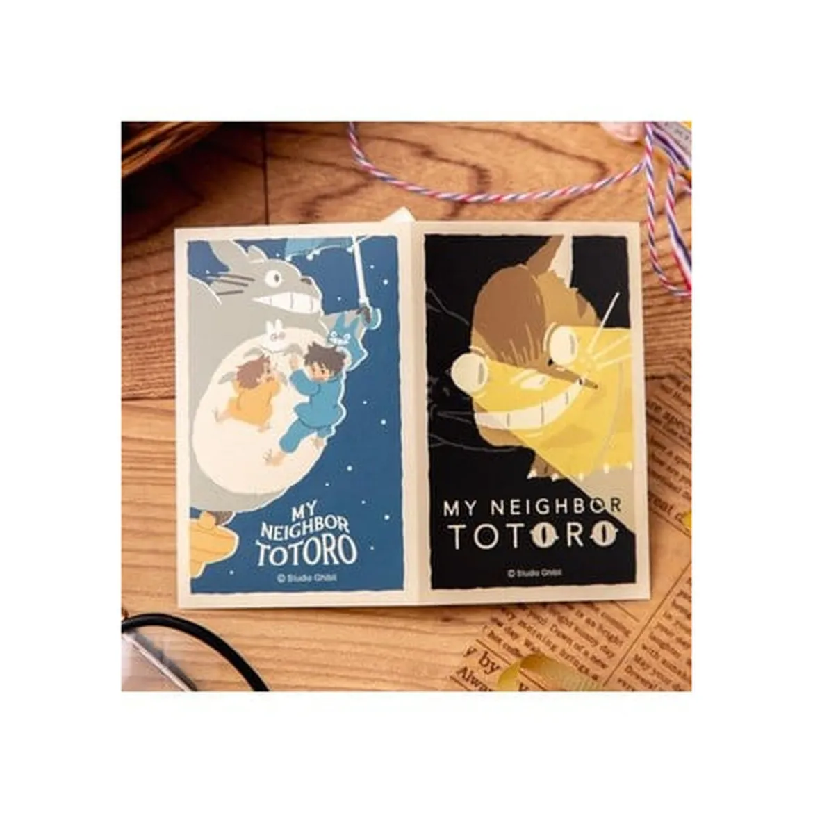 Mein Nachbar Totoro Sticker Catbus & Flying Totoro Retro