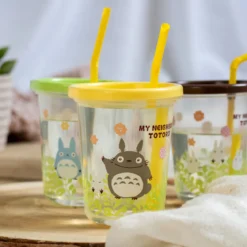 Mein Nachbar Totoro - Totoro Becher mit Strohhalm 3er Set
