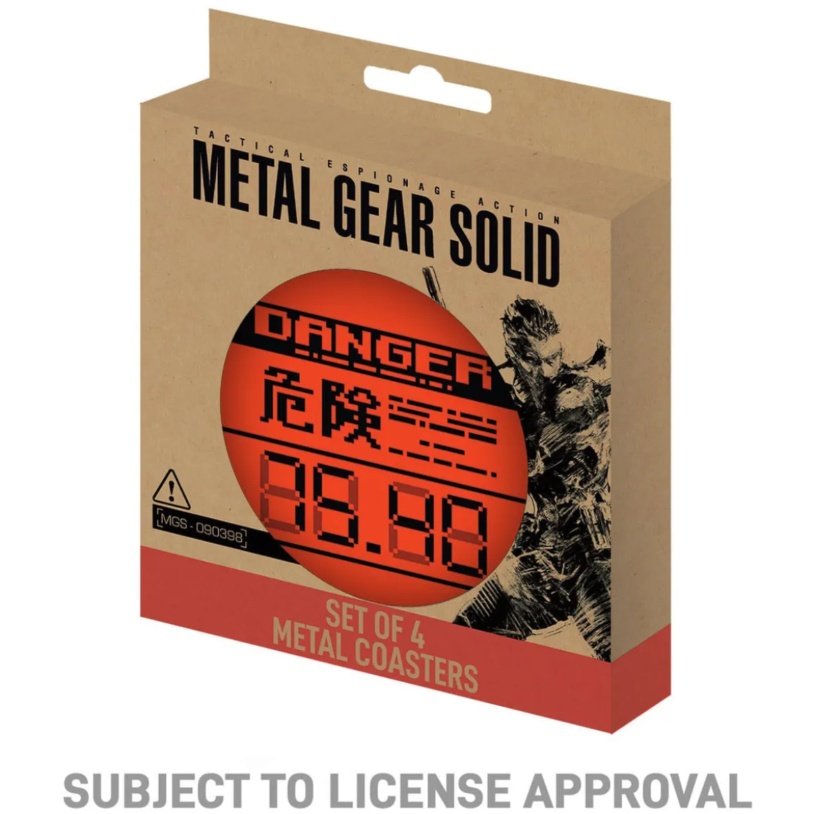 Metal Gear Solid Untersetzer 4er-Pack