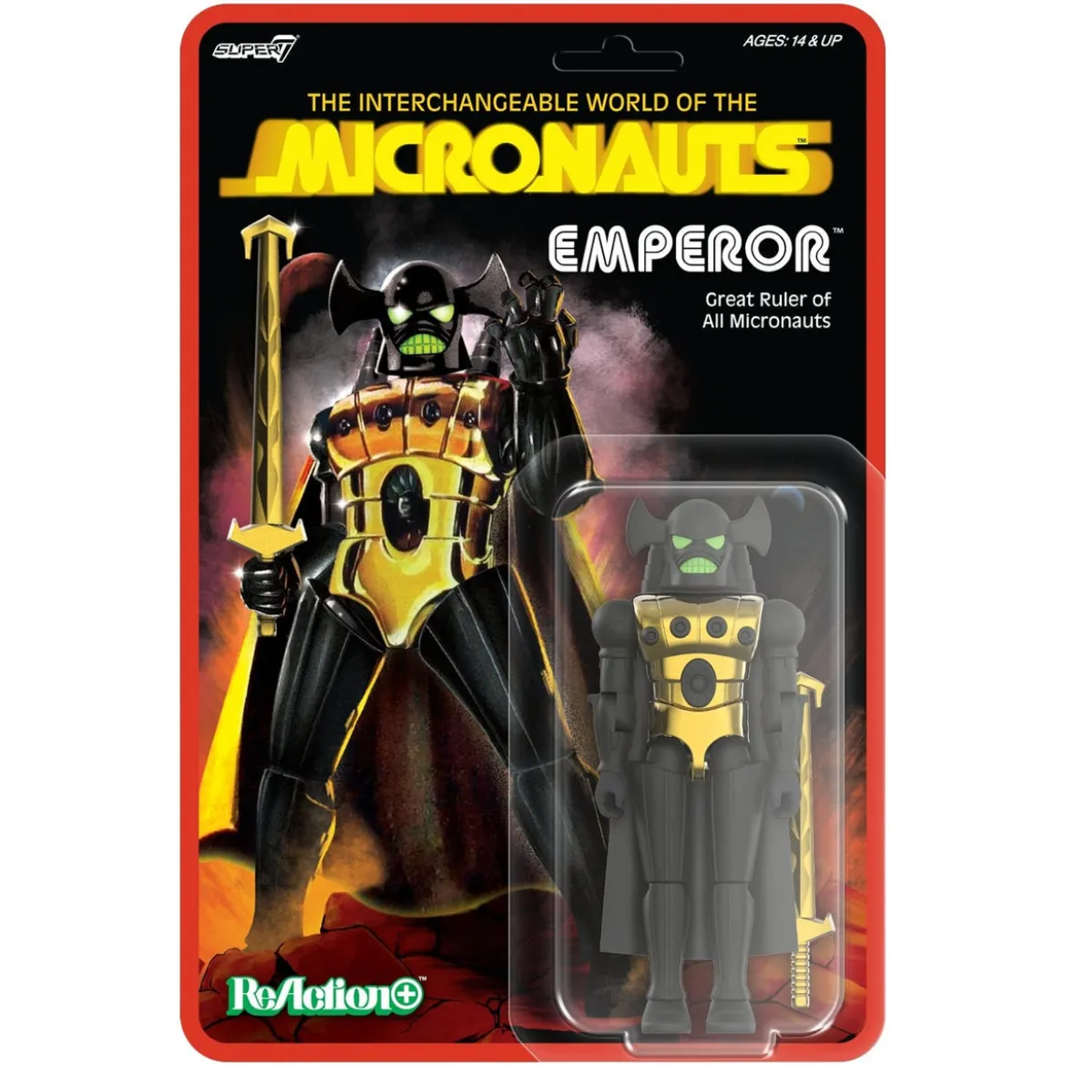 Micronauts ReAction+ Actionfigur Wave 03 Emperor 10 cm