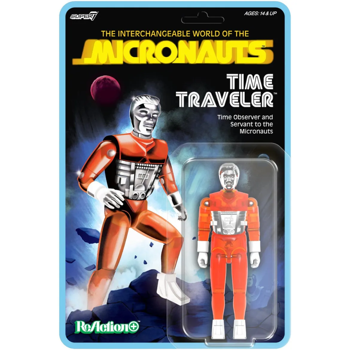 Micronauts ReAction+ Actionfigur Wave 04 Time Traveler