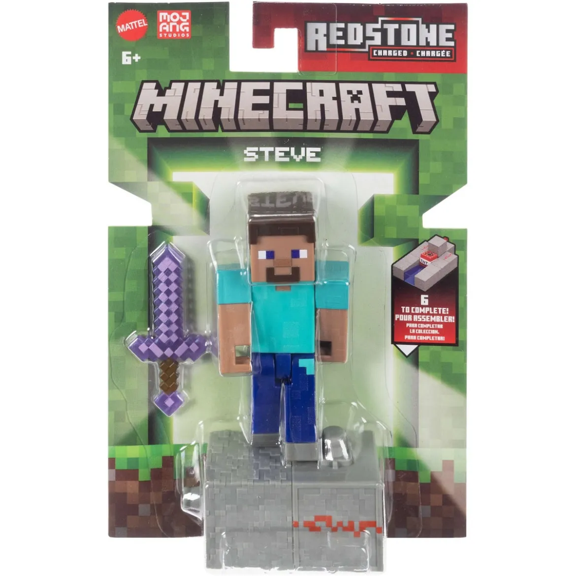 Minecraft Actionfigur Steve 8 cm