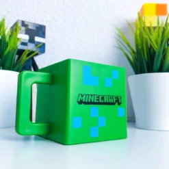 Minecraft - Charged Creeper Tasse grün