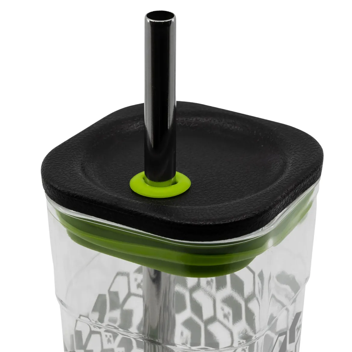 Minecraft - Creeper Becher mit Strohhalm