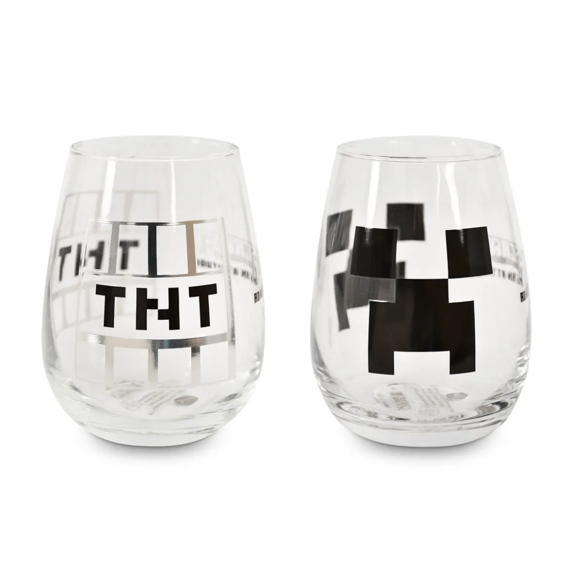 Minecraft - Creeper und TNT Gläser 2er Set