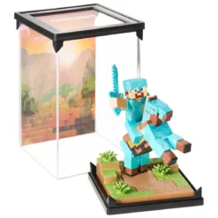 Minecraft – Diamond Armor Steve auf Pferd Figur