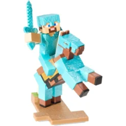 Minecraft – Diamond Armor Steve auf Pferd Figur
