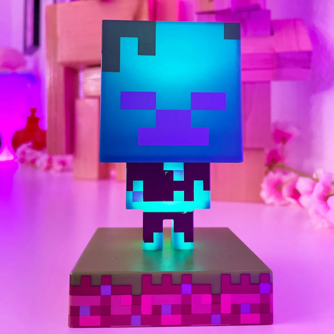 Minecraft - Drowned Zombie 3D Tischlampe