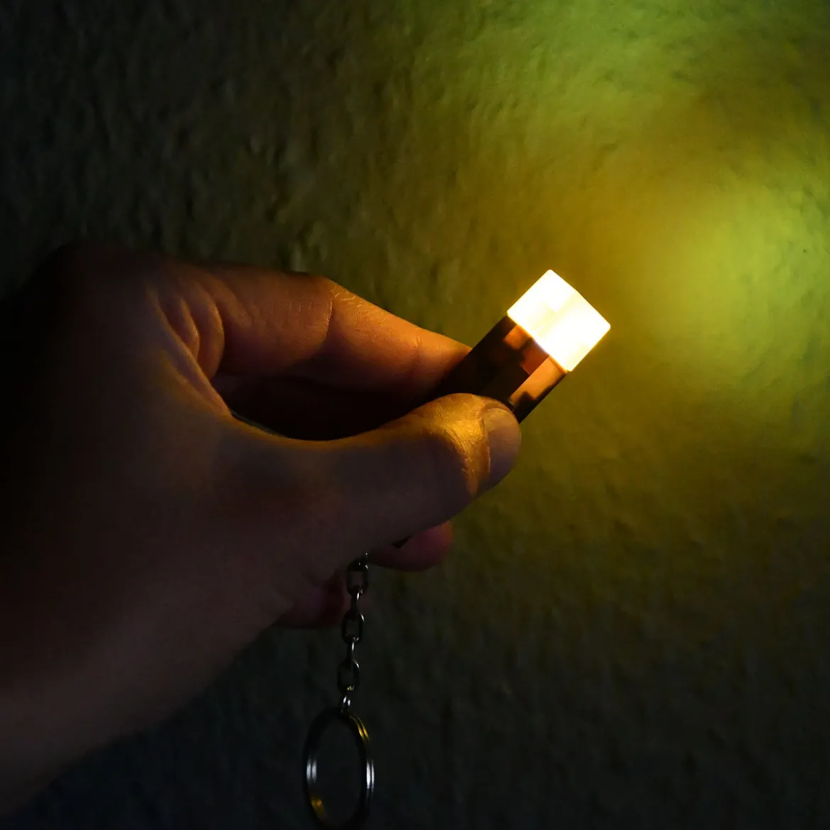 Minecraft - Fackel LED Schlüsselanhänger