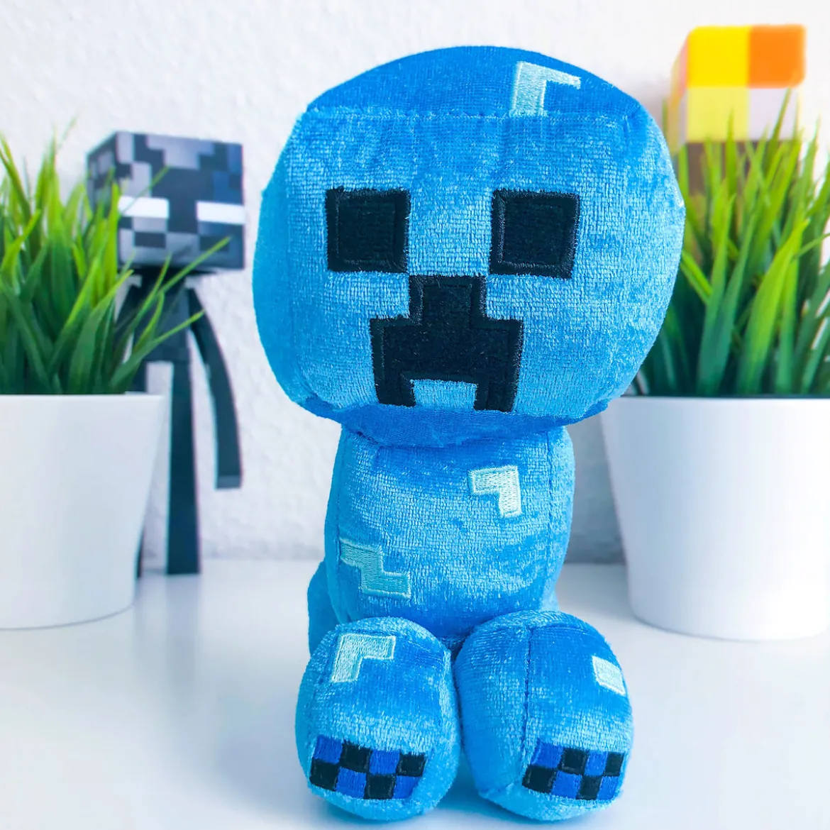 Minecraft - Happy Explorer Charged Creeper Plüsch Figur 19 cm
