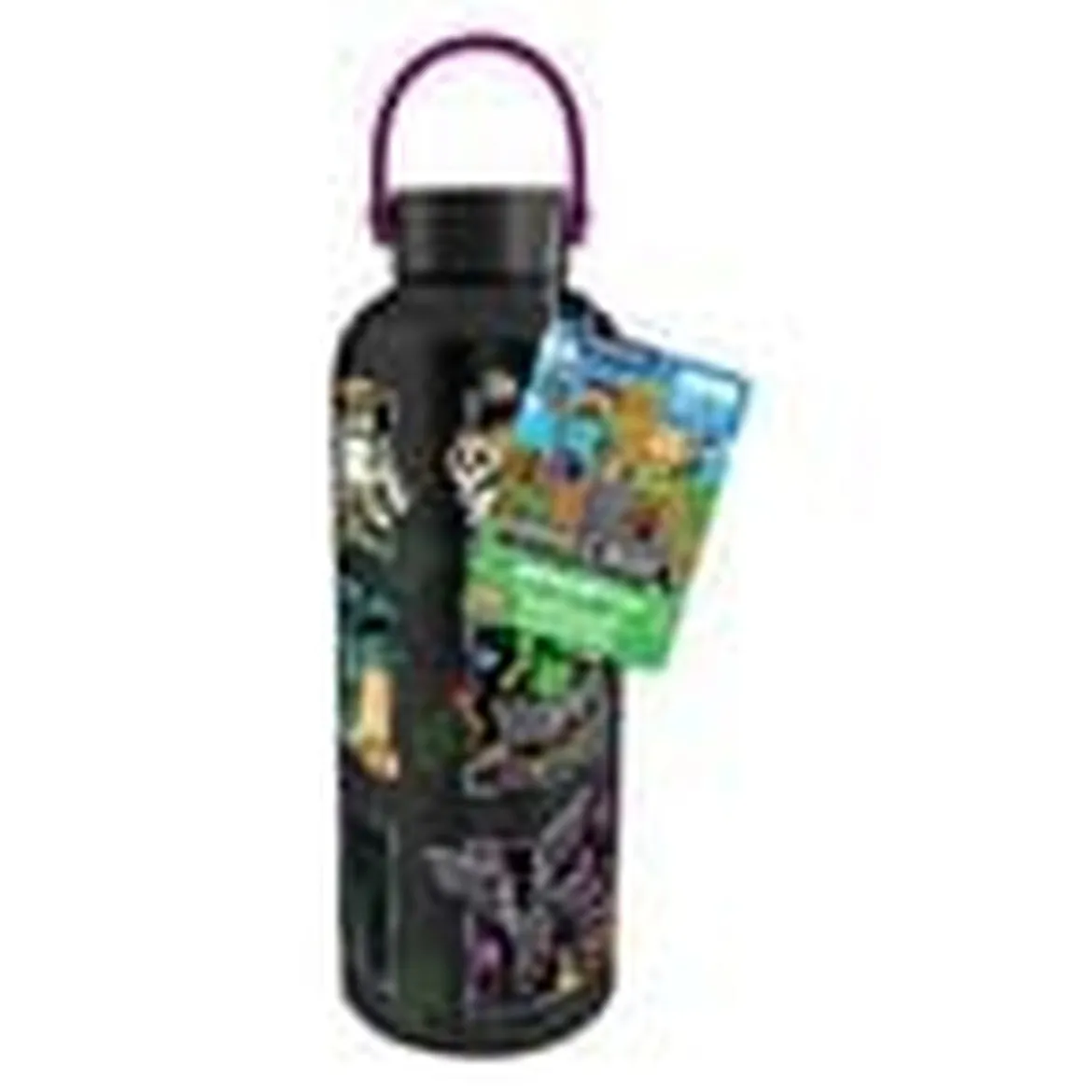 Minecraft Maskottchen Metall Trinkflasche mit Trageschlaufe