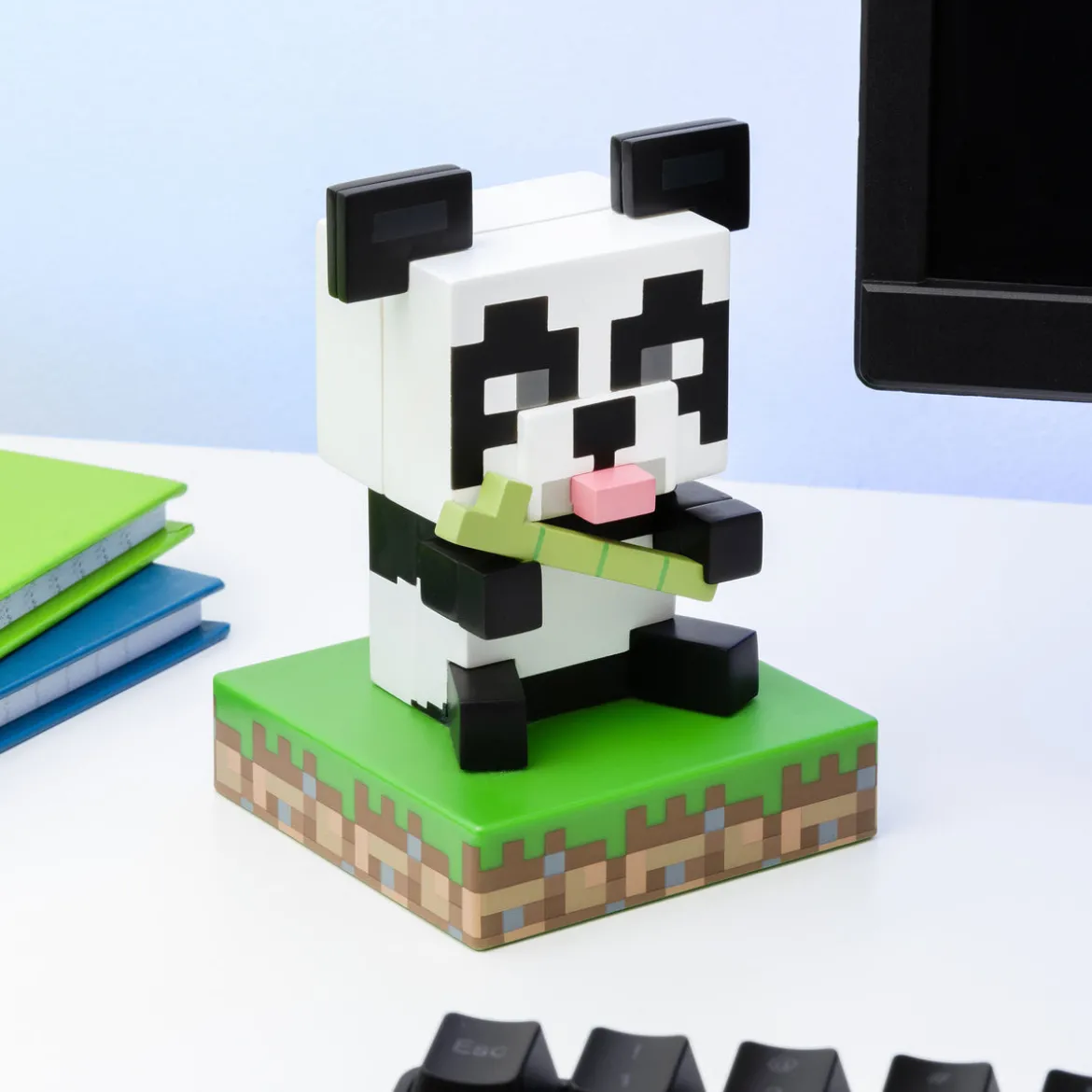 Minecraft - Panda 3D Tischlampe