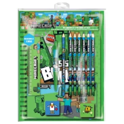 Minecraft Schreibset 12-teilig A4 Bumper