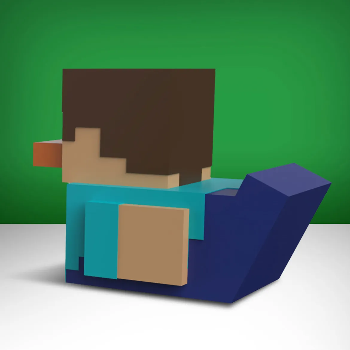 Minecraft - Steve TUBBZ Deko Ente