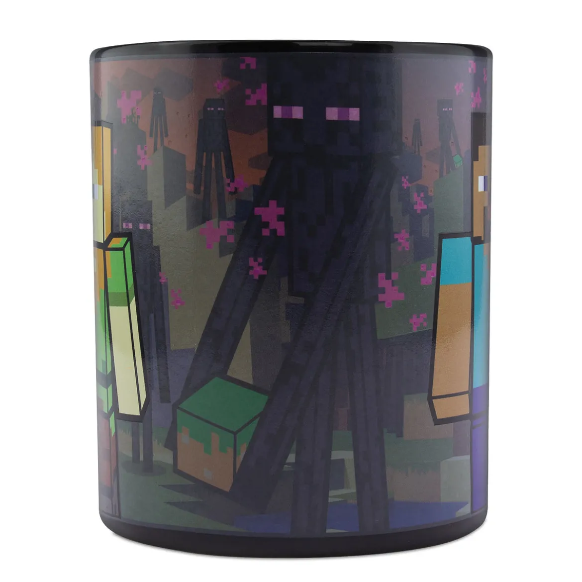 Minecraft - Steve und Alex Thermoeffekt Tasse