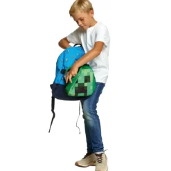 Minecraft - Sword & Axe Rucksack mit Creeper Mini Bag