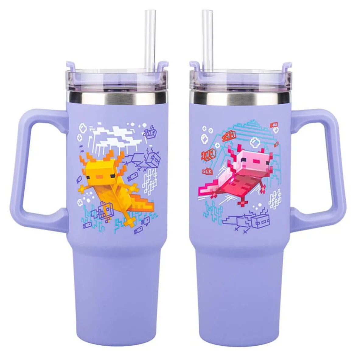 Minecraft Trinkbecher To Go Purple