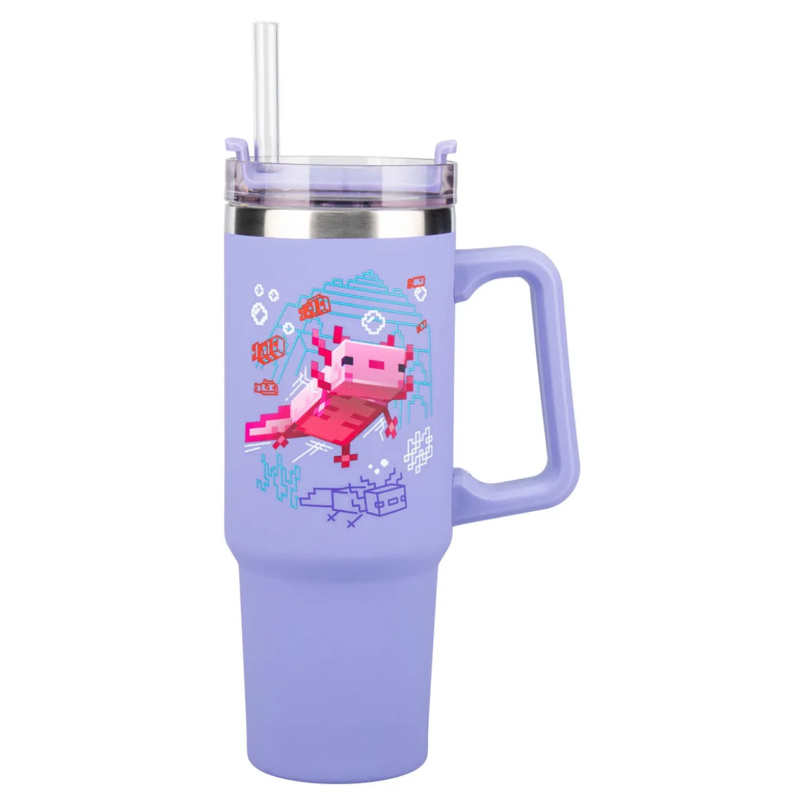 Minecraft Trinkbecher To Go Purple