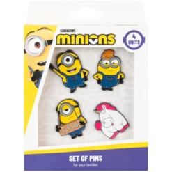 Minions Ansteck-Pins 4er Set