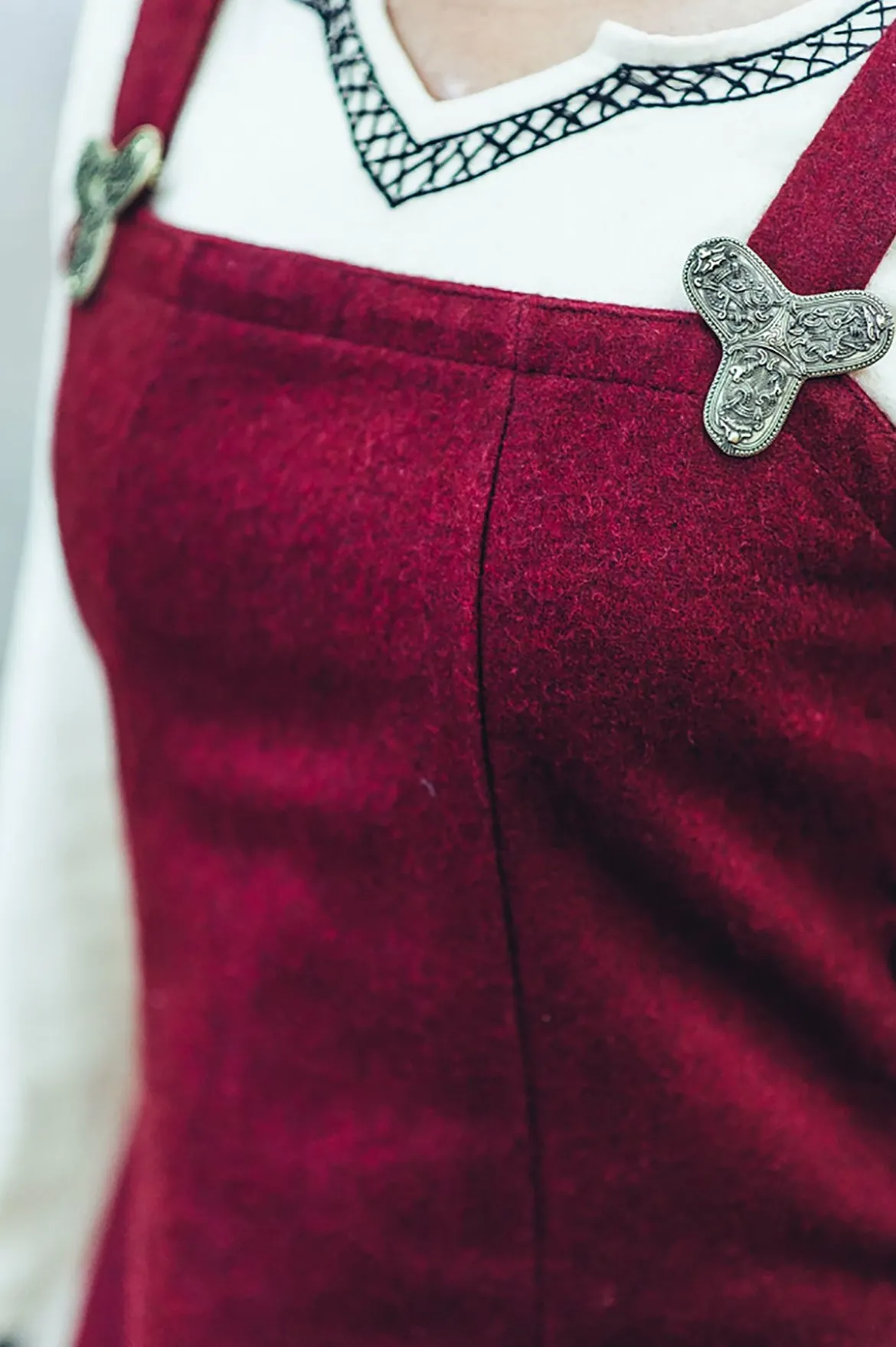 Mittelalter Überkleid Aila rot