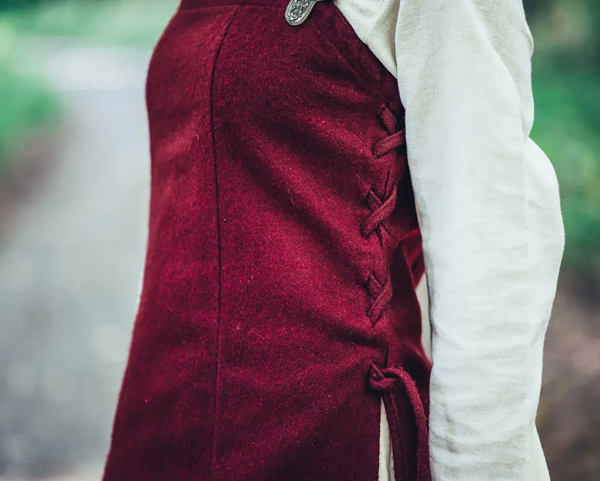 Mittelalter Überkleid Aila rot