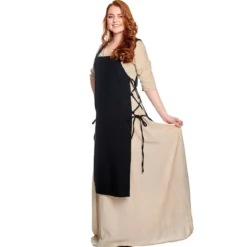 Mittelalter Überkleid Aleiga schwarz