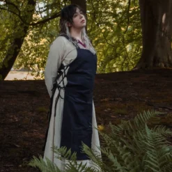 Mittelalter Überkleid Aleiga schwarz