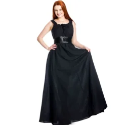 Mittelalter Überkleid Ella schwarz