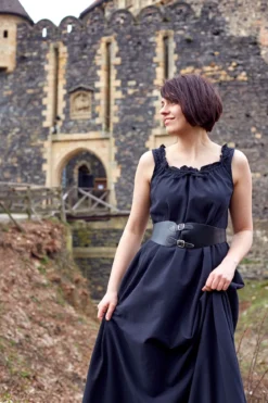Mittelalter Überkleid Ella schwarz