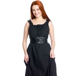 Mittelalter Überkleid Ella schwarz