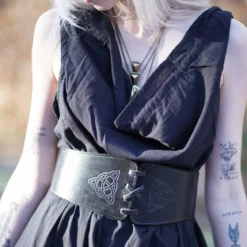 Mittelalter Überkleid Ella schwarz