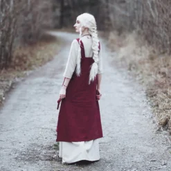 Mittelalter Überkleid Hildegard rot