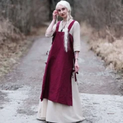 Mittelalter Überkleid Hildegard rot