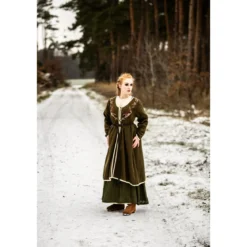Mittelalter Birka Mantel Skadi grün