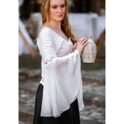 Mittelalter Bluse Carmen weiß
