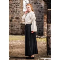 Mittelalter Bluse Coletta beige