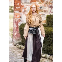Mittelalter Bluse Coletta braun