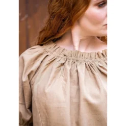 Mittelalter Bluse Coletta braun