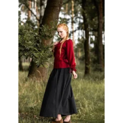 Mittelalter Bluse Edith rot