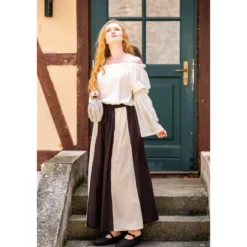 Mittelalter Bluse Emma beige