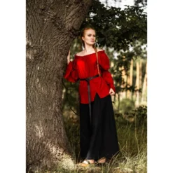 Mittelalter Bluse Emma rot